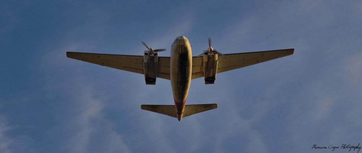 Twin Engine Aircraft Takes Off from Centennial Airport