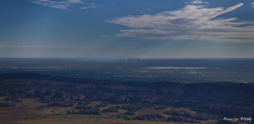 Denver from Beyond the Dakota Hogback
