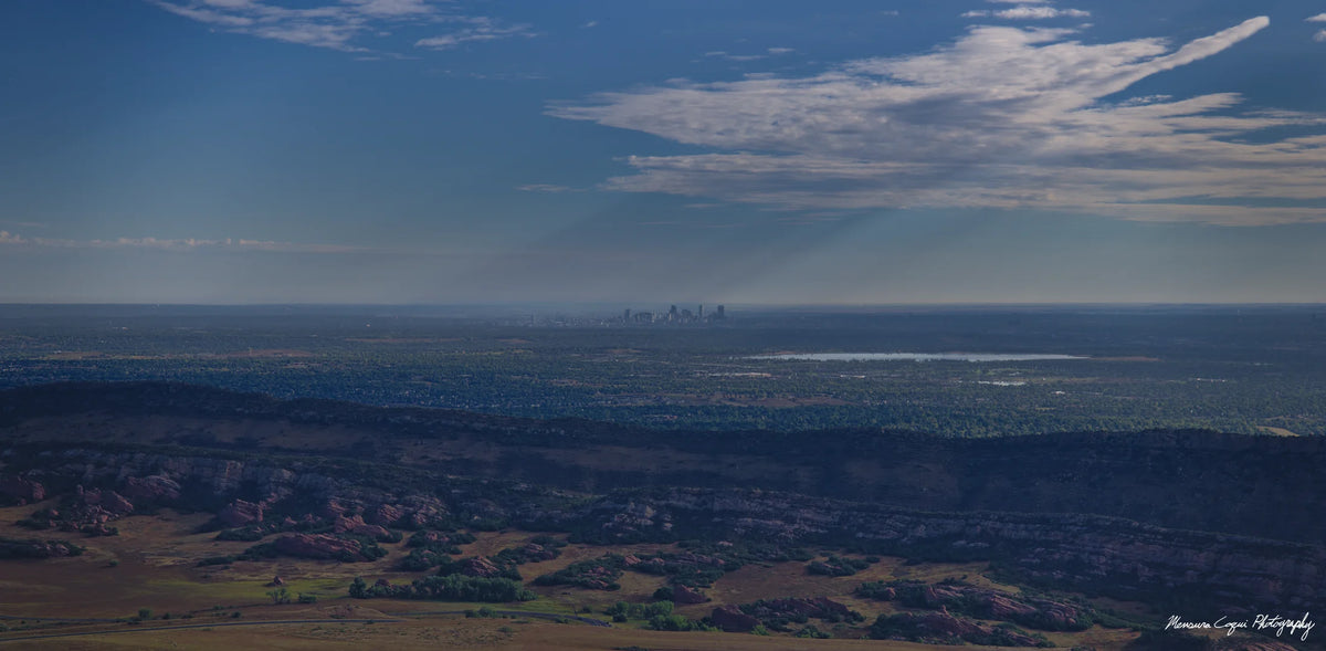 Denver from Beyond the Dakota Hogback