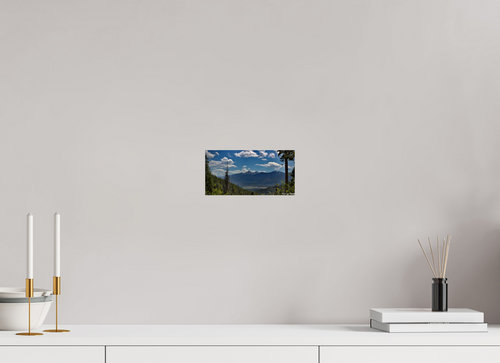 8 x 4″, ChromaLuxe Standard Byers Peak from Strawberry Recreation Area, Noon