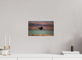13.8 x 8″, ChromaLuxe Standard Crow at Chatfield State Park, Sunrise