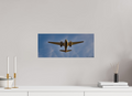 18.9 x 8″, ChromaLuxe HD Metal Print Twin Engine Aircraft Takes Off from Centennial Airport